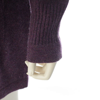 Chanel Cashmere Lion Button 4 Pocket Knit Dress Purple 40 — view 6