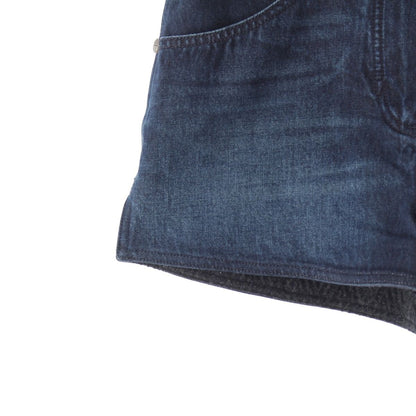 Chanel Cotton Tweed CC Logo Shorts Pants Blue — view 4