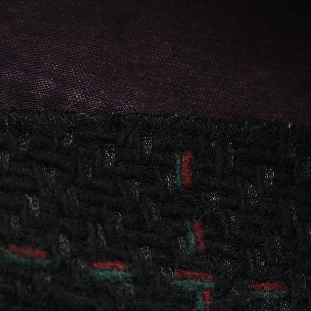 Chanel Cotton Tweed CC Logo Shorts Bordeaux 34 — view 9