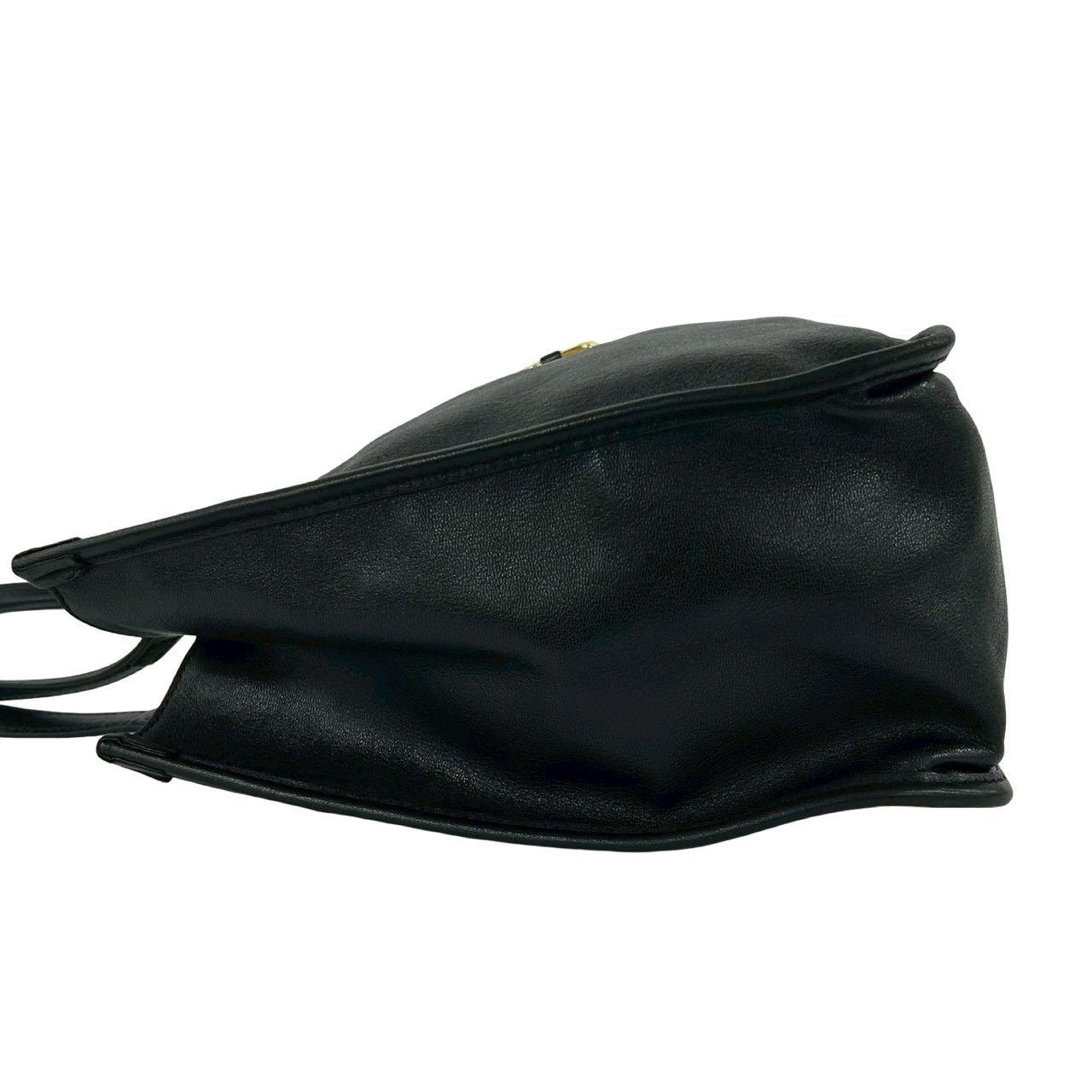 Gucci Horsebit Leather Tote Business Boston Bag Black — view 5