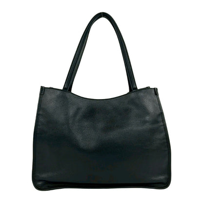 Gucci Horsebit Leather Tote Business Boston Bag Black — view 3