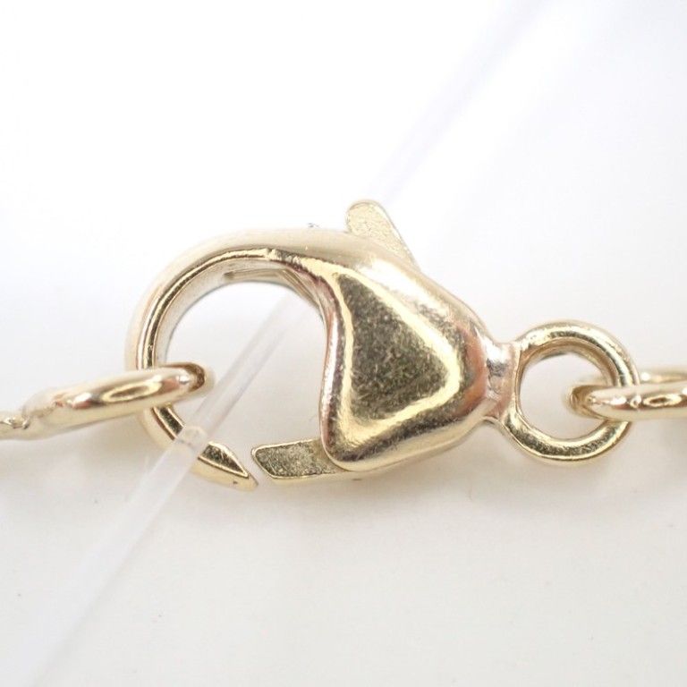 Hermes Necklace Amulet Marokinier Gold Brown Metal Buffalo Horn Boots Motif — view 5