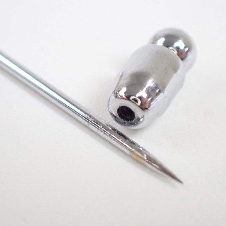 Hermes Brooch Series Silver Metal — view 4