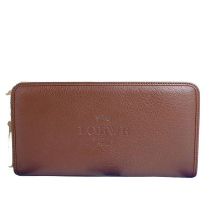 Loewe Wallet Heritage Brown Leather Zip Around