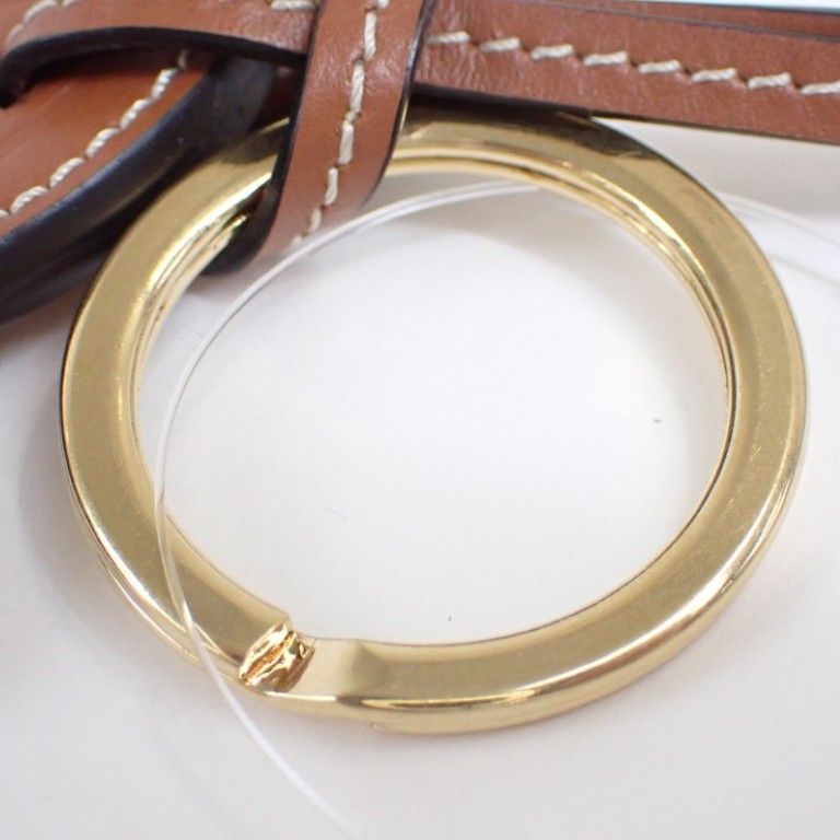 Celine Bag Charm Trio Nhu Brown Leather — view 4