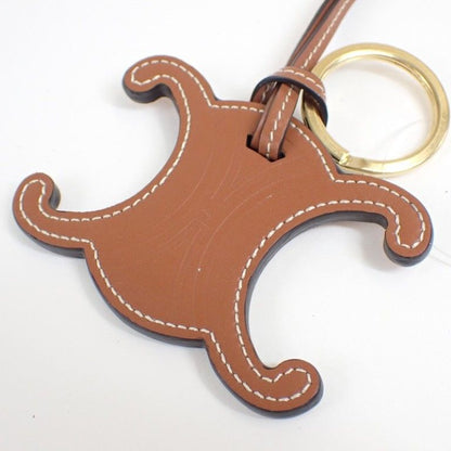 Celine Bag Charm Trio Nhu Brown Leather — view 3