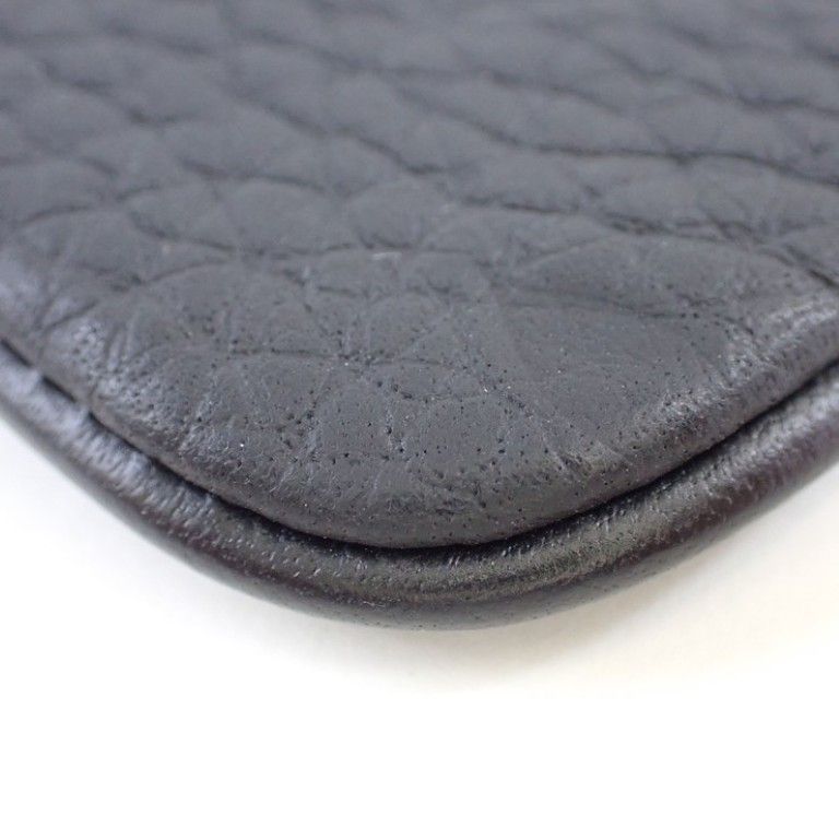 Louis Vuitton Coin Case Pochette Cles Virgil Abloh Black Taurillon Leather — view 3