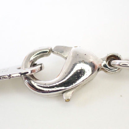 Louis Vuitton Pendant LV Necklace Silver Gold Metal Rhinestone — view 5