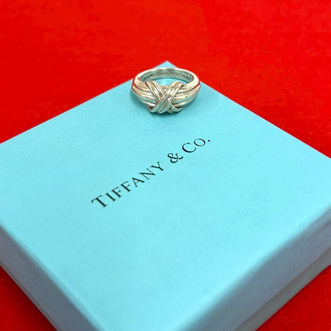 Tiffany & Co Signature Ring 925 Sterling Silver