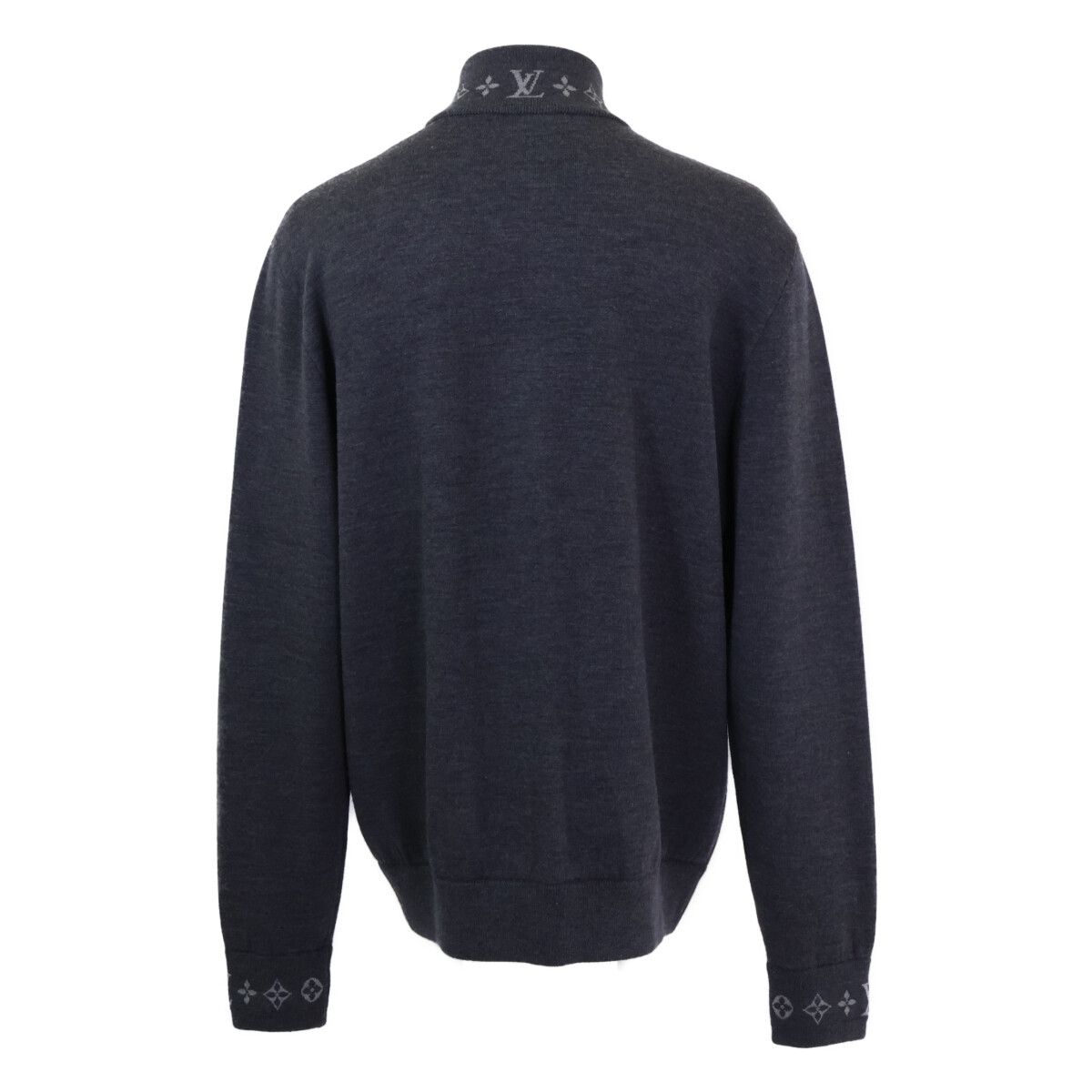 Louis Vuitton Pwz Monogram Double Face Knit Wool Travel Jacket XL — view 3