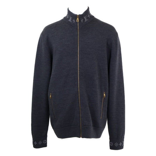 Louis Vuitton Pwz Monogram Double Face Knit Wool Travel Jacket XL