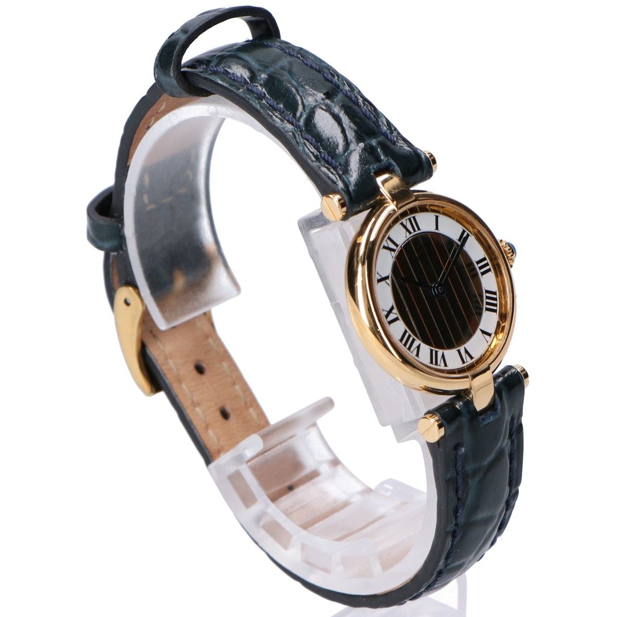 Cartier Polished 925 Must Vendeme Vermeil SM Center Trinity White Dial Quartz — view 4