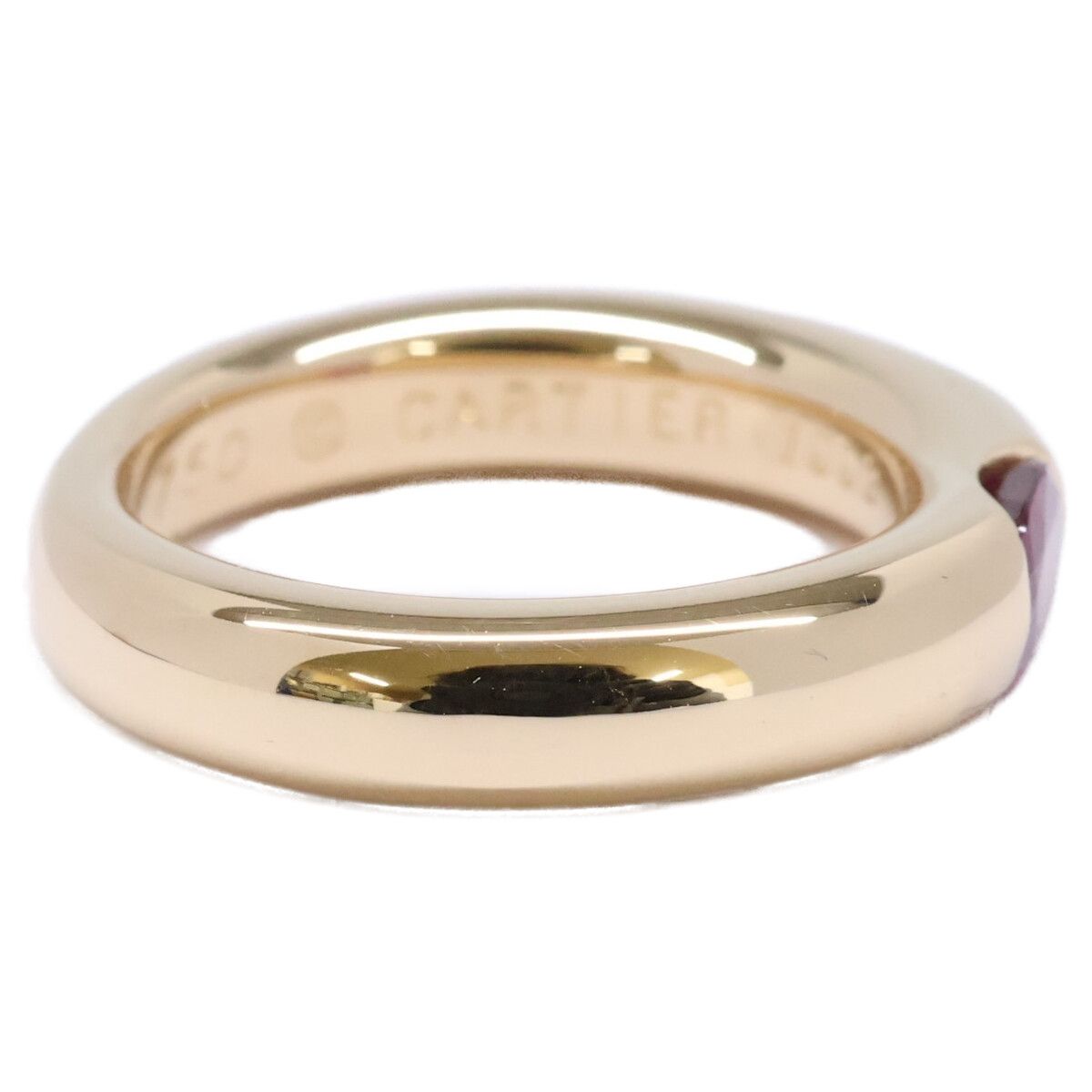 Cartier Polished 750 Ruby Ellipse 49 Ring — view 4