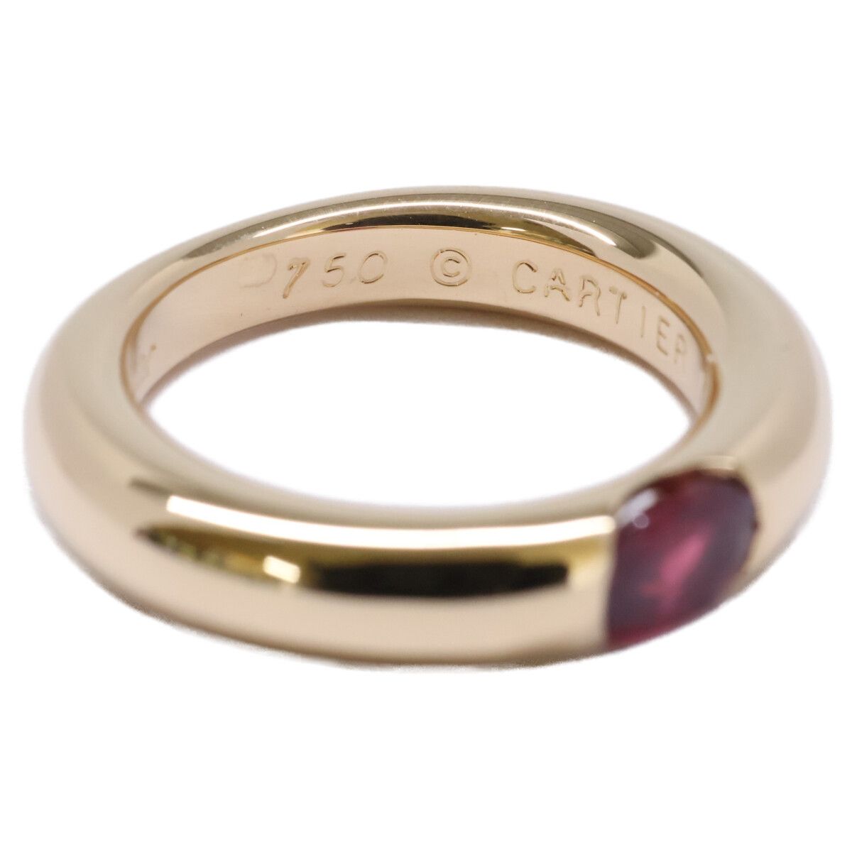 Cartier Polished 750 Ruby Ellipse 49 Ring — view 6