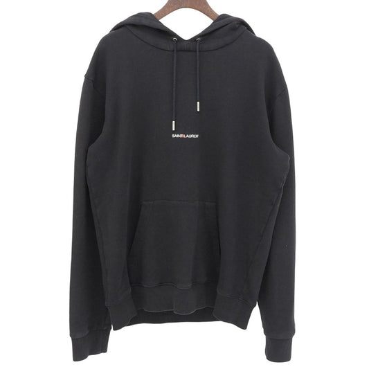 Saint Laurent Paris Sweatshirt Hoodie Top Black