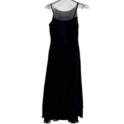 Chanel CC Logo Button Camisole Long 36 with Sheer Cape — view 4