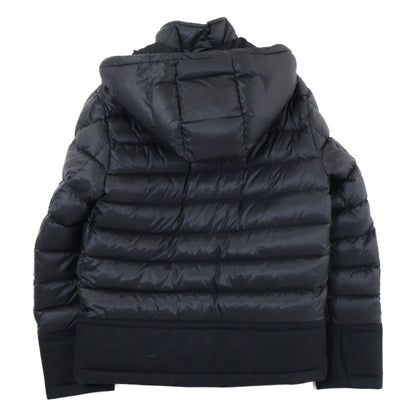 Moncler Riom Wool Contrast Hooded Down Jacket — view 2