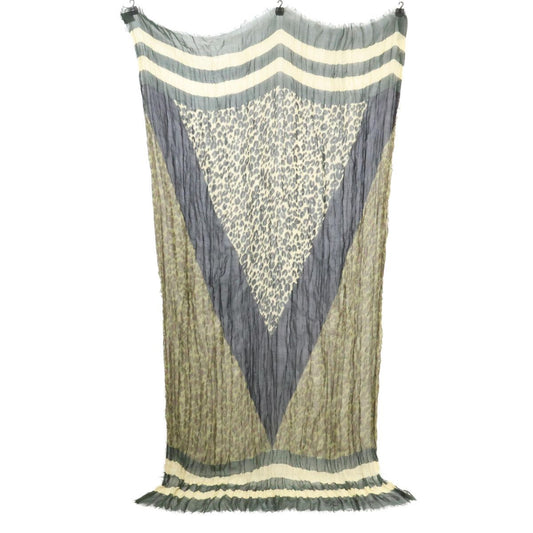 Louis Vuitton Camouflage Pattern Cashmere Silk Scarf