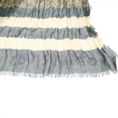 Louis Vuitton Camouflage Pattern Cashmere Silk Scarf — view 3