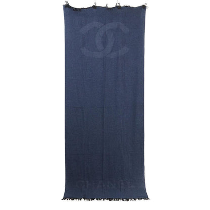 Chanel CC Logo Cashmere Silk Scarf