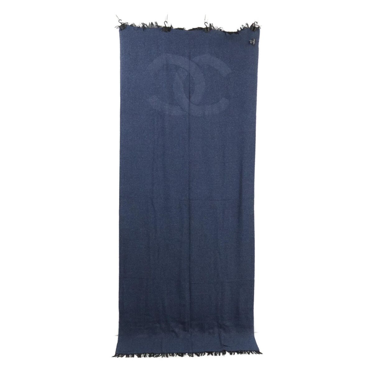 Chanel CC Logo Cashmere Silk Scarf — view 2