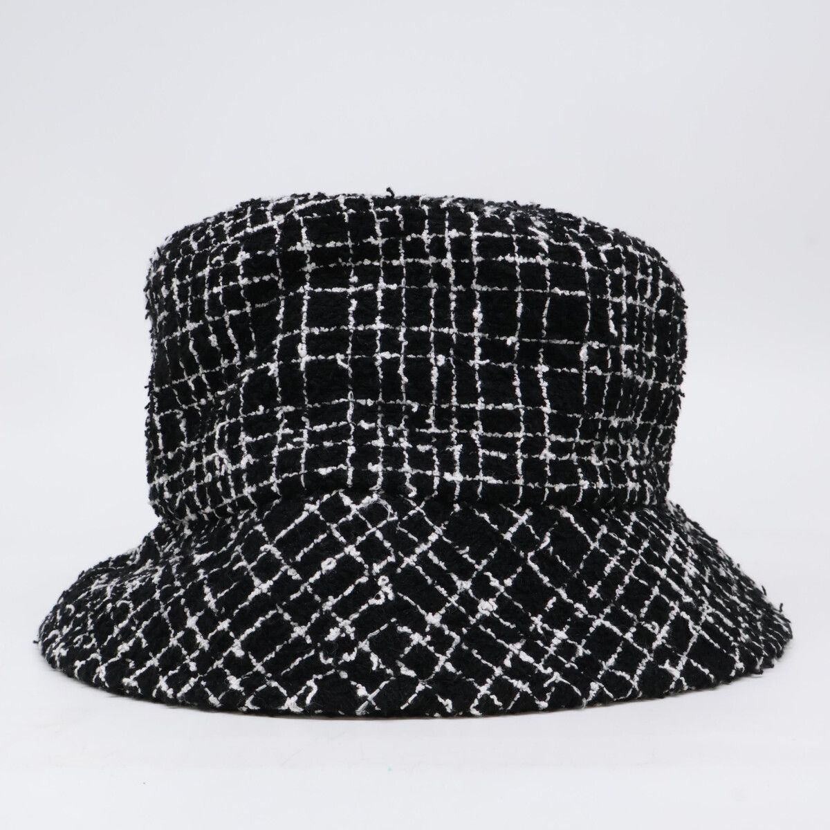 Chanel CC Logo Tweed Bucket — view 5