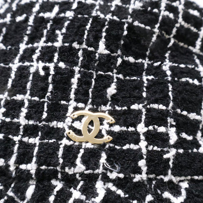 Chanel CC Logo Tweed Bucket — view 8