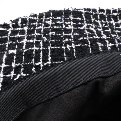 Chanel CC Logo Tweed Bucket — view 9