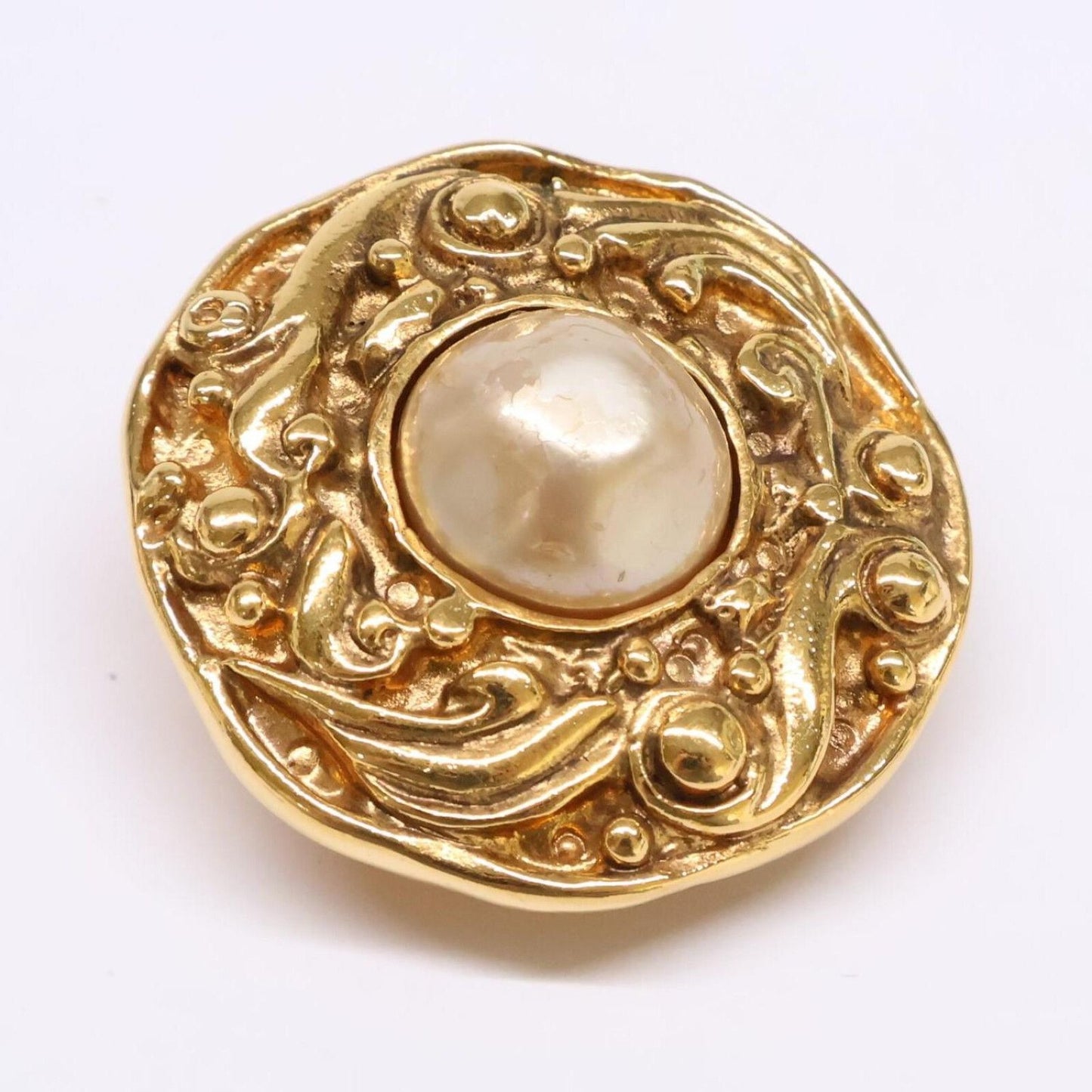 Chanel Imitation Pearl Earring — view 7