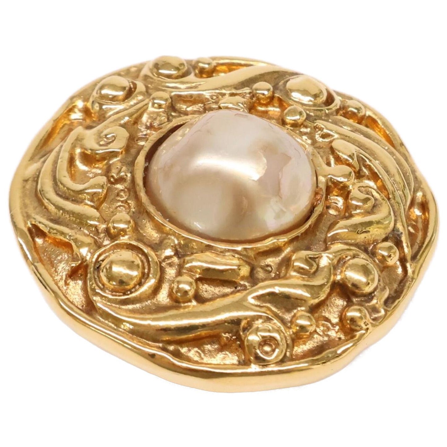 Chanel Imitation Pearl Earring — view 6