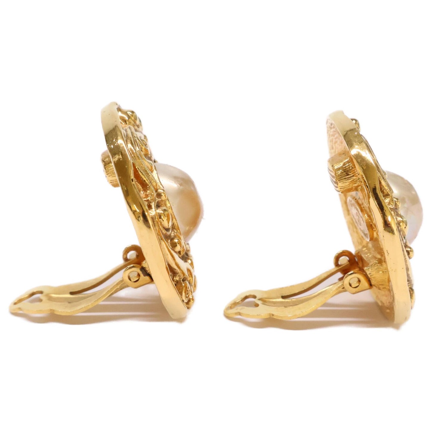 Chanel Imitation Pearl Earring — view 3