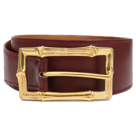 Hermes B Toki Bamboo Buckle Leather Belt