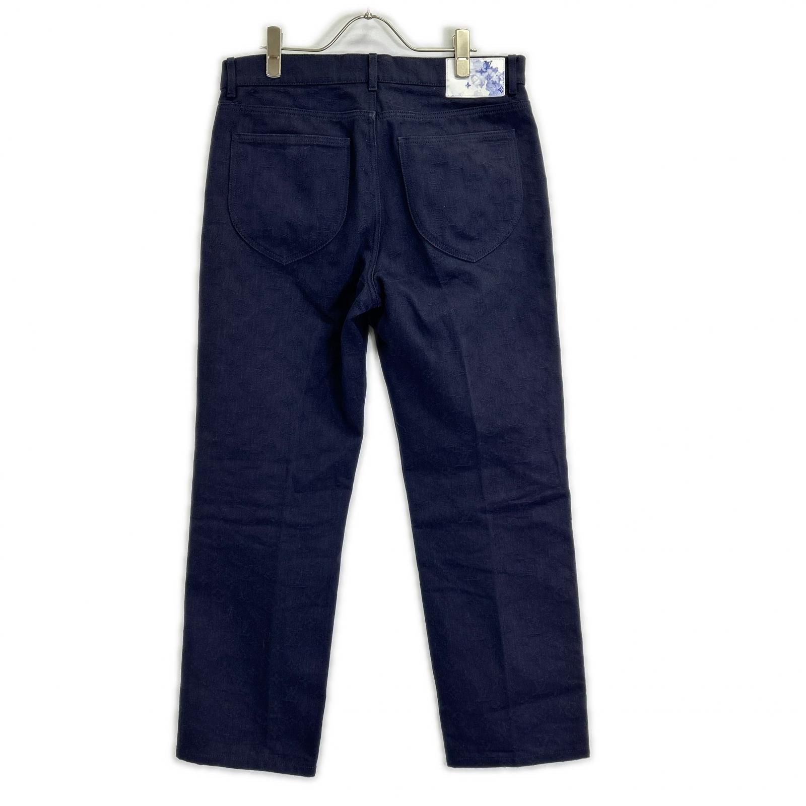 Louis Vuitton Vit Monogram Cotton Denim Pants 31 — view 2