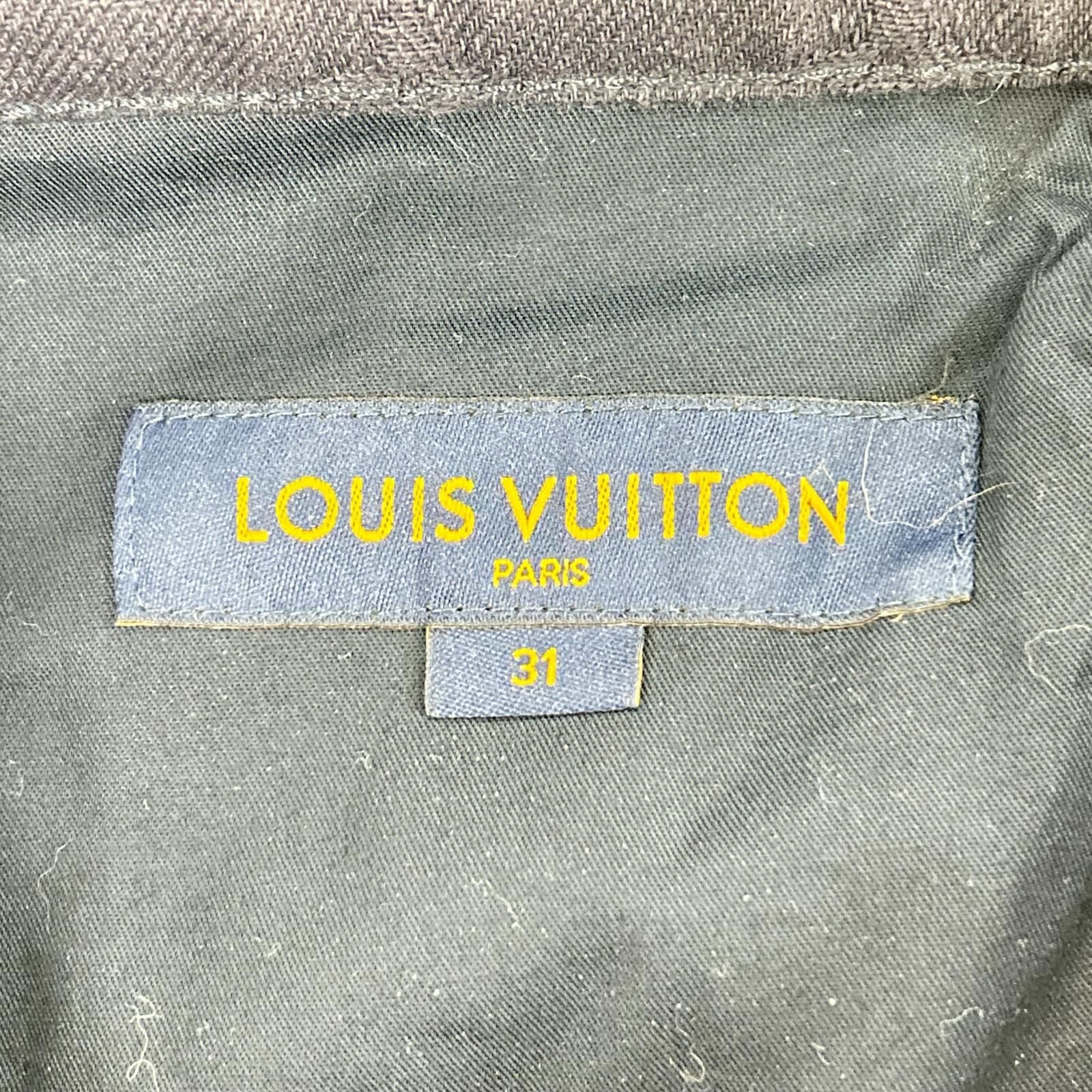 Louis Vuitton Vit Monogram Cotton Denim Pants 31 — view 3