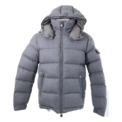 Moncler Montgenevre Wool Down Jacket with Hood