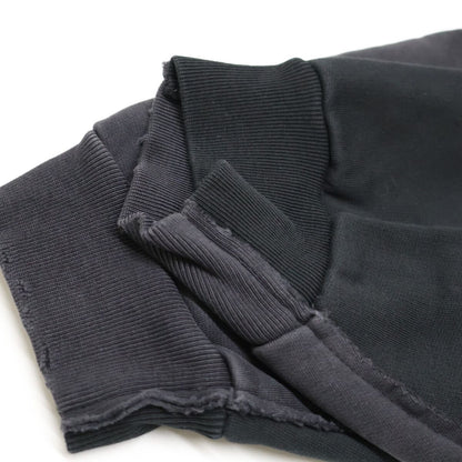 Balenciaga Double Front Crew Distressed Neck Sweatshirt — view 6
