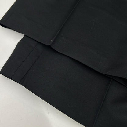Louis Vuitton Black Leather Patch Nylon Pants 42 — view 8