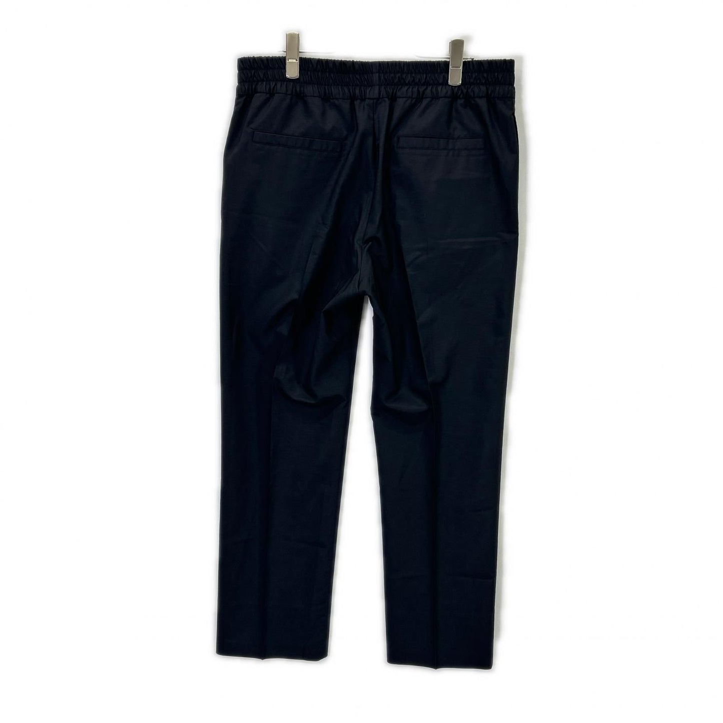 Louis Vuitton Black Leather Patch Nylon Pants 42 — view 2