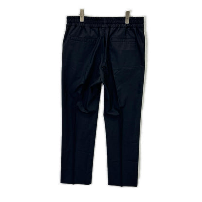 Louis Vuitton Black Leather Patch Nylon Pants 42 — view 2