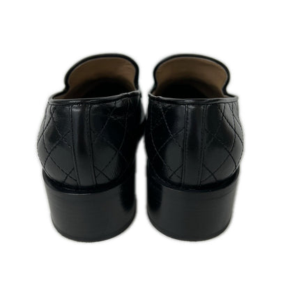 Chanel CC Logo Quilted Loafers — view 3