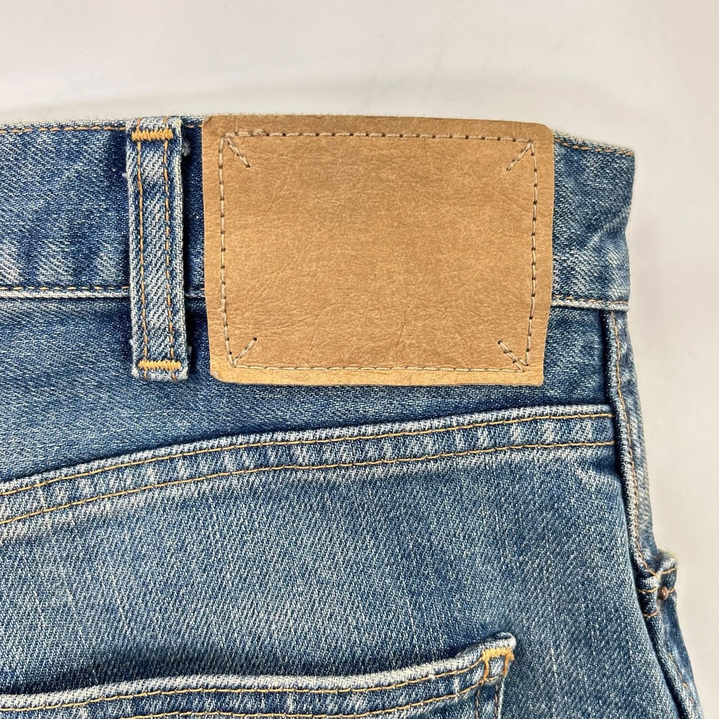Celine Indigo Cotton Denim Pants 28 — view 3