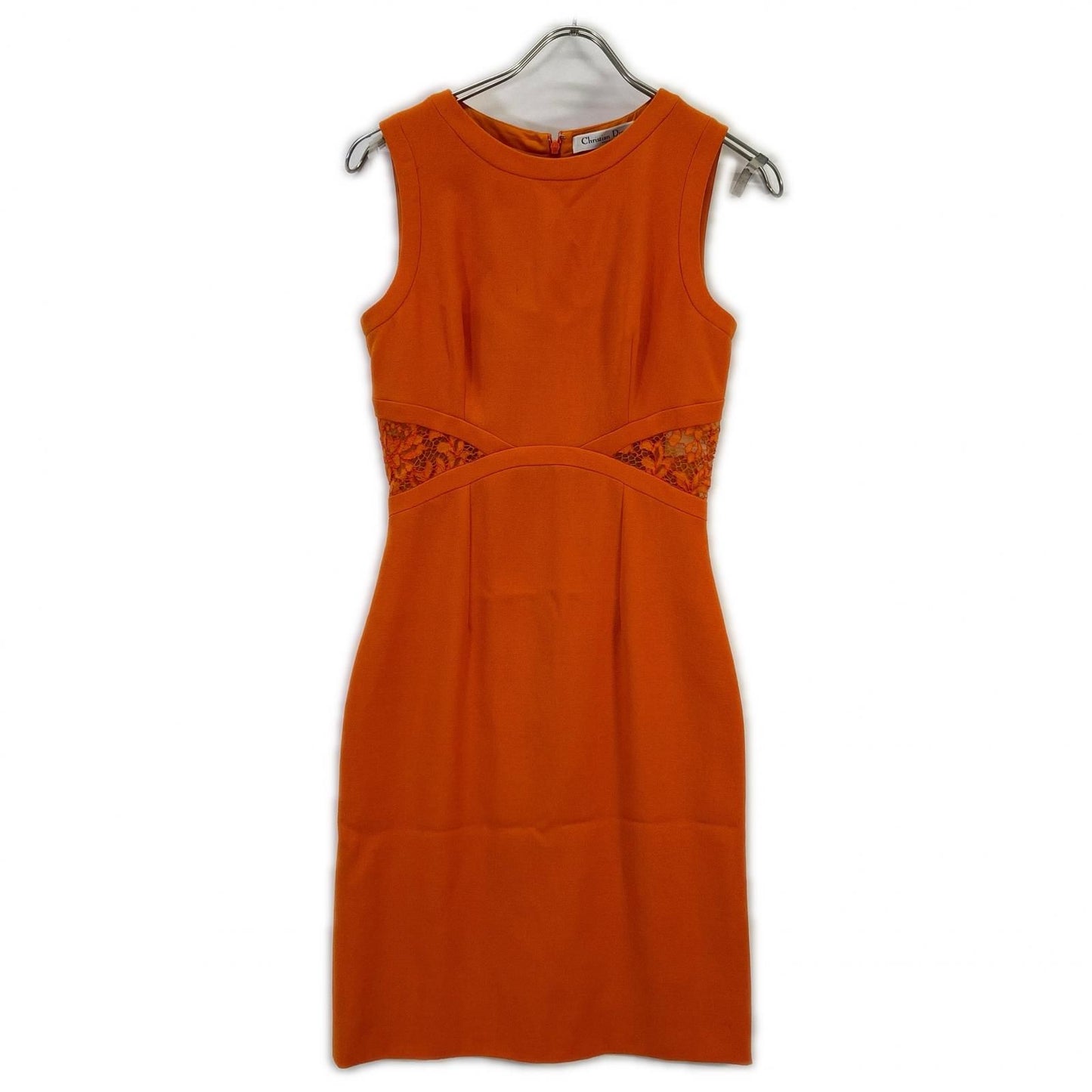Dior Orange Sleeveless Dress 34
