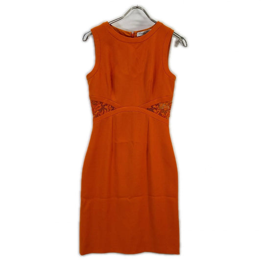 Dior Orange Sleeveless Dress 34