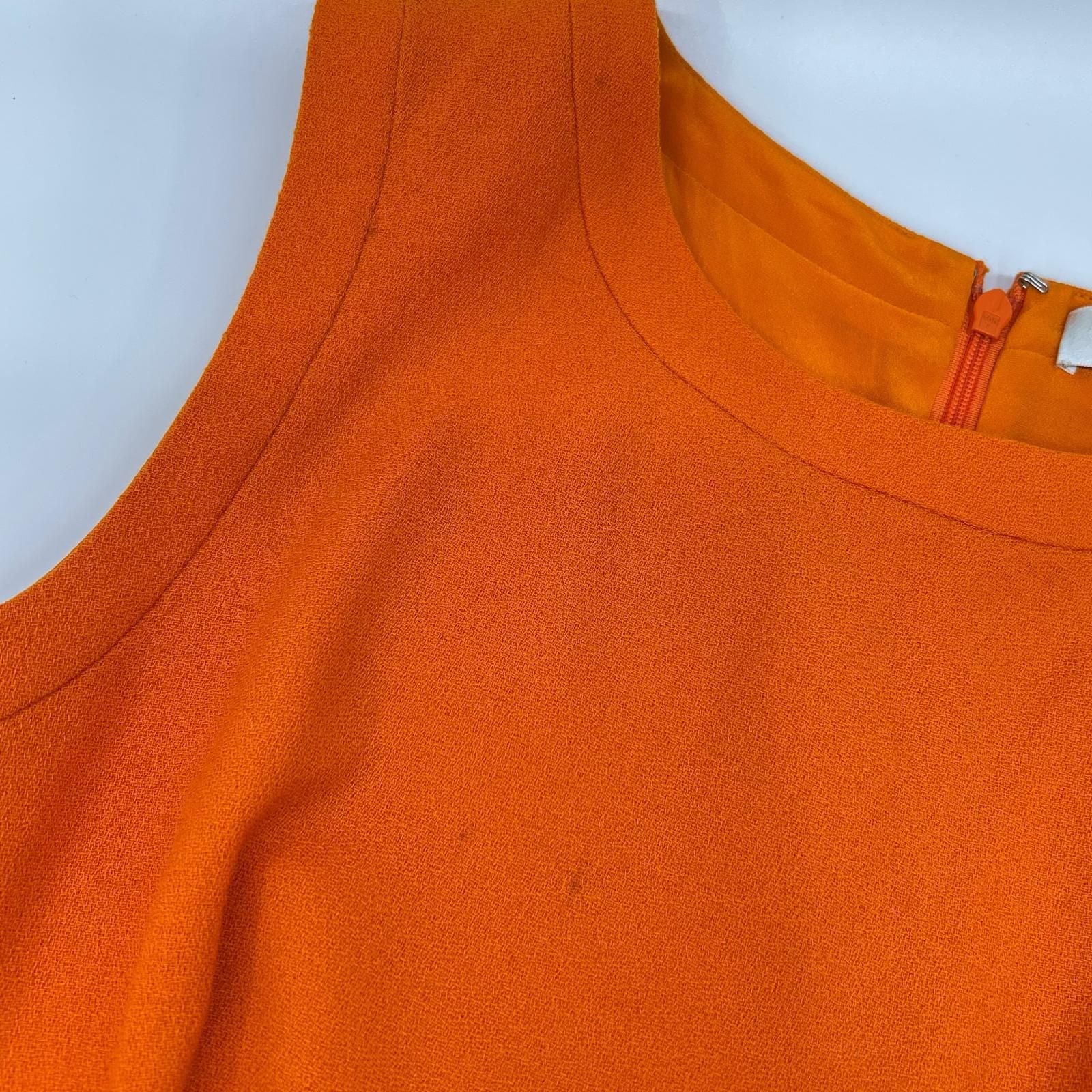 Dior Orange Sleeveless Dress 34 — view 5