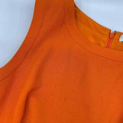 Dior Orange Sleeveless Dress 34 — view 5