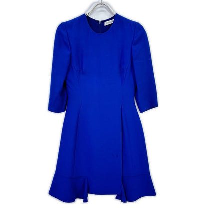 Dior Blue Flare Silhouette Dress 36