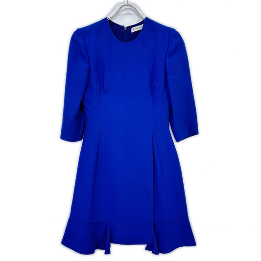 Dior Blue Flare Silhouette Dress 36