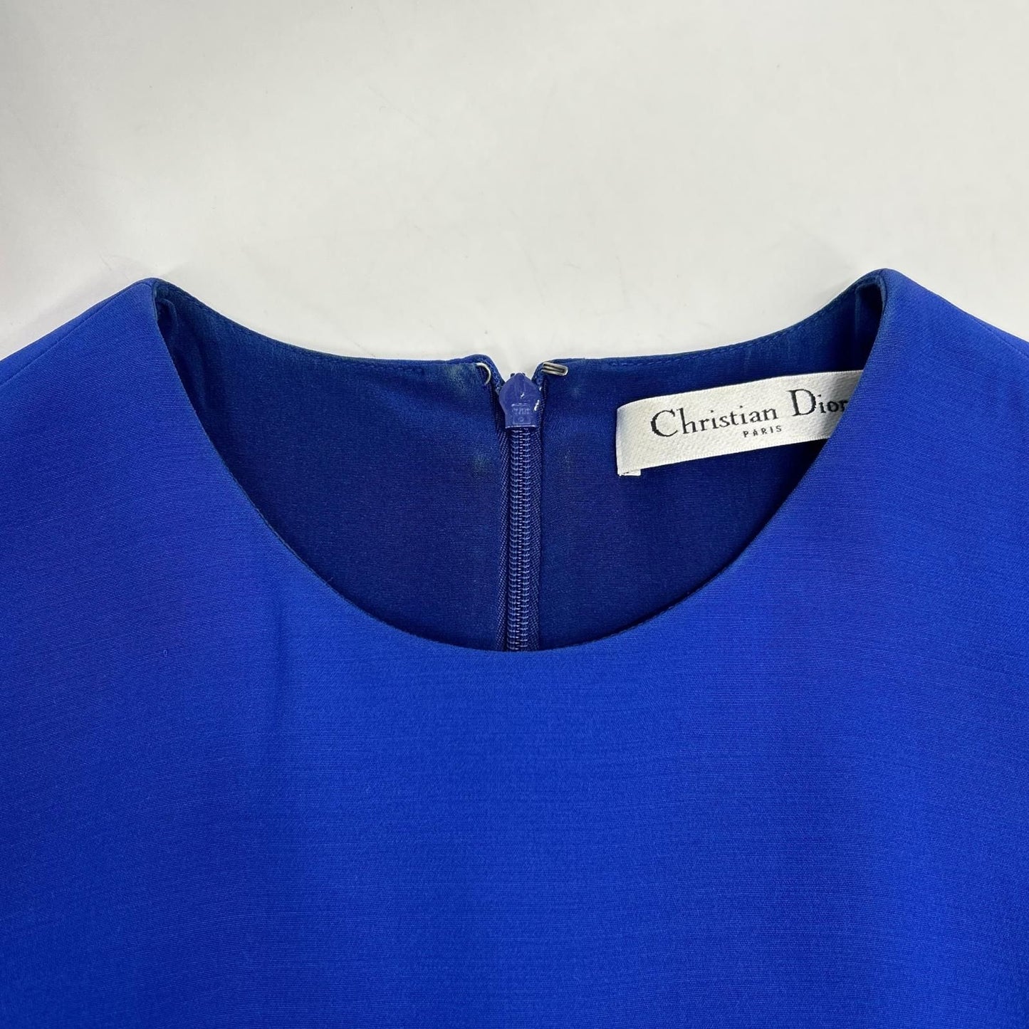 Dior Blue Flare Silhouette Dress 36 — view 6