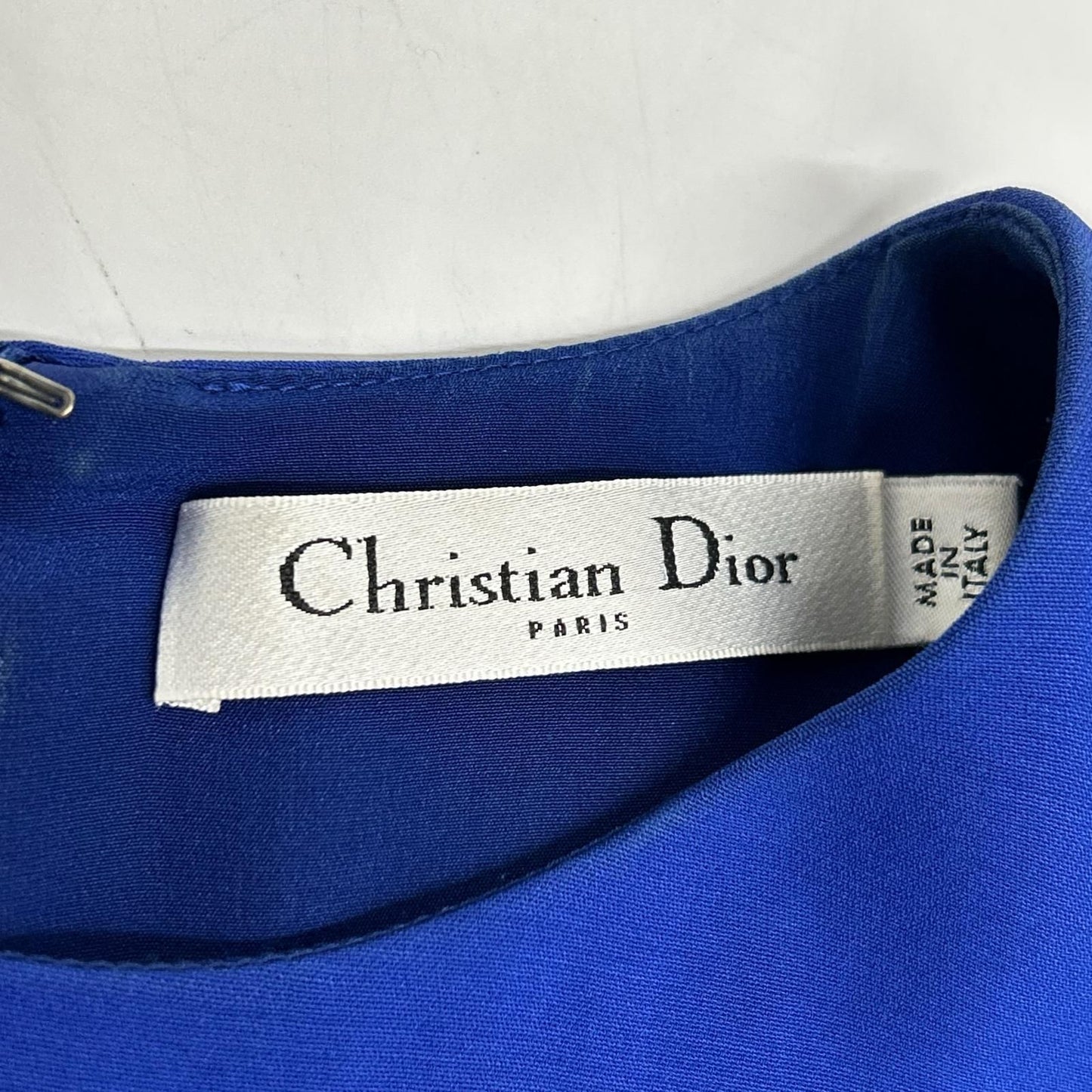 Dior Blue Flare Silhouette Dress 36 — view 3