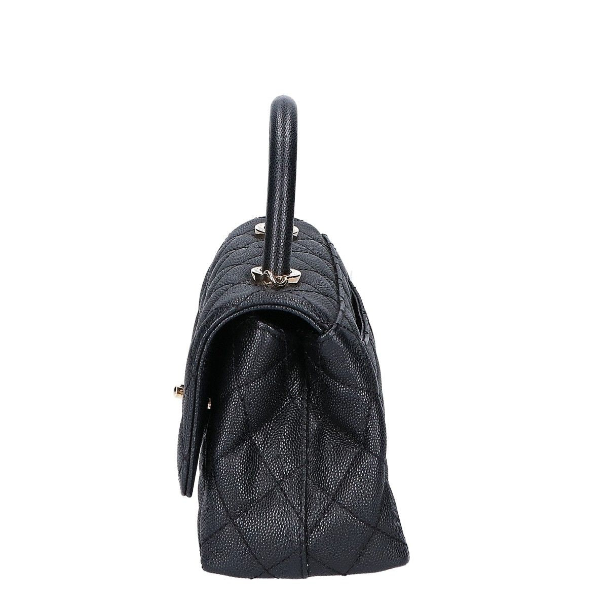 Chanel Black Caviar Leather Coco Handle Xxs 2-Way — view 2